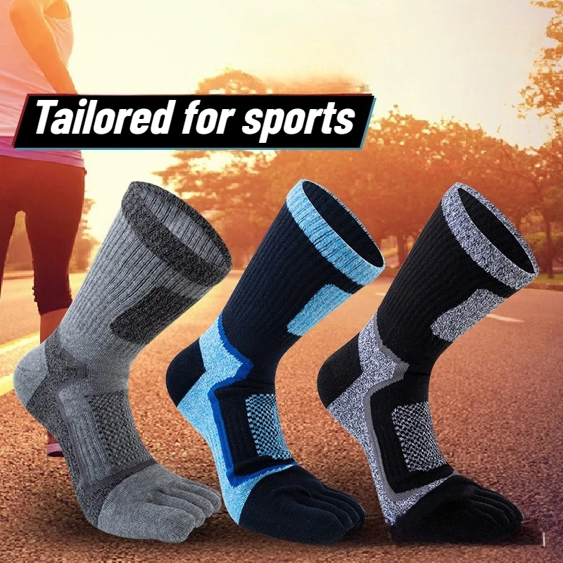 Toe Sock Split - 3 Pairs Men Sports Five Finger
