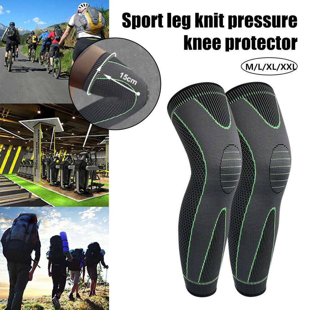 Compression Sleeve Calf - Knee Support Brace Compression Long Full