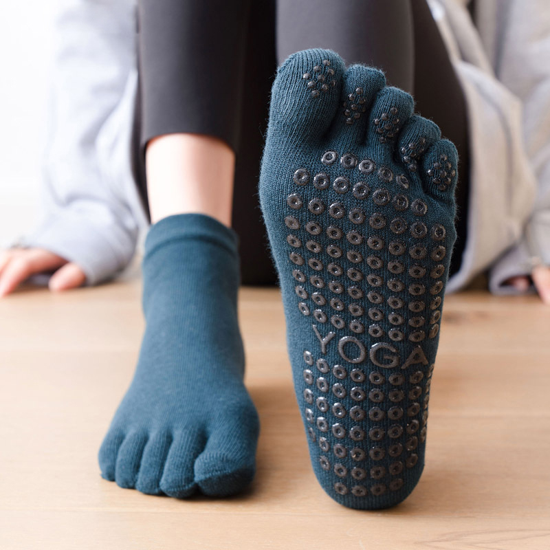 Grip Sock Yoga - Anti-Slip Women Pilates Socks Five Toe