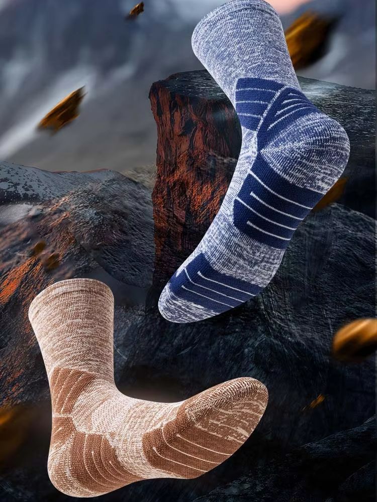 Wool Hiking Sock - 50% Merino Wool Socks Warm Hiking
