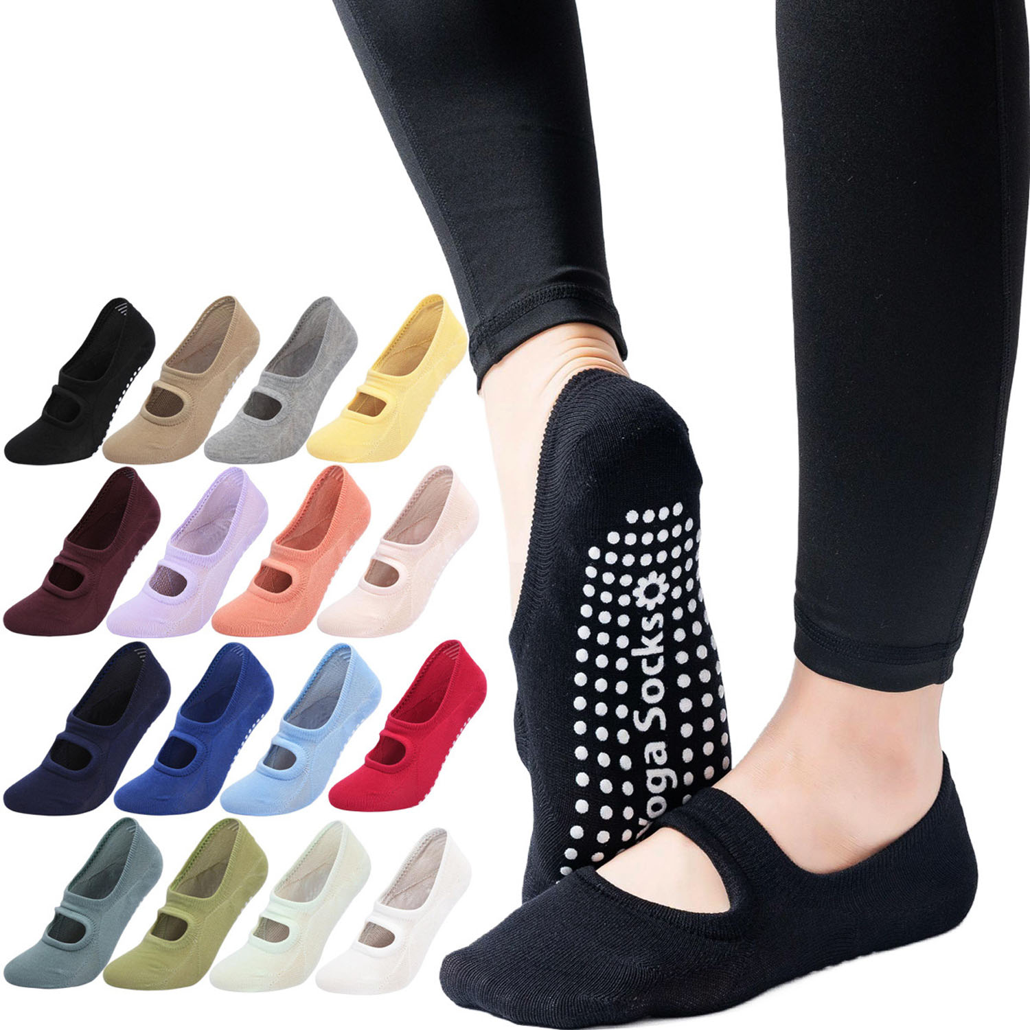Grip Sock Yoga - High Quality Women Yoga Socks Anti-Slip