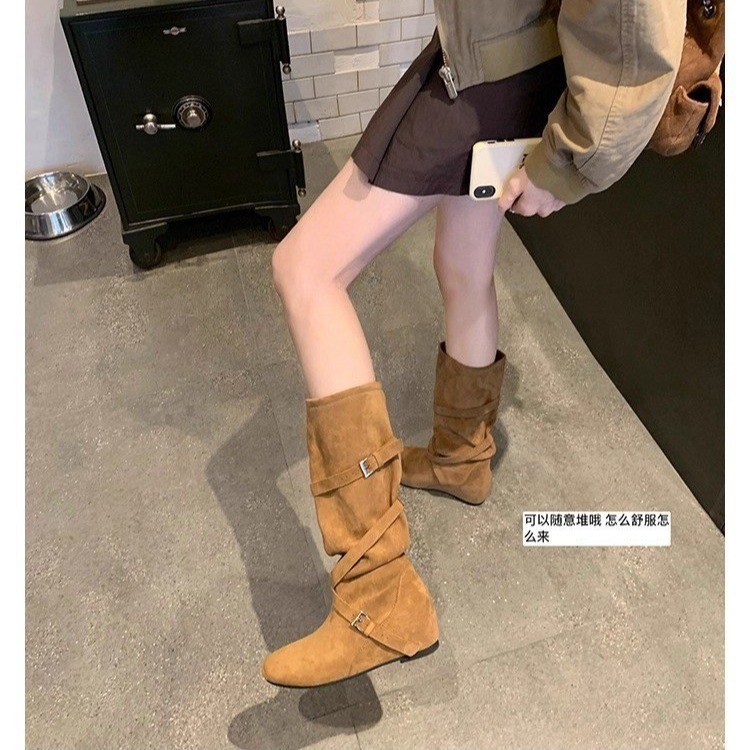 Knee High Sock Women - Knight boots women 2026 new British