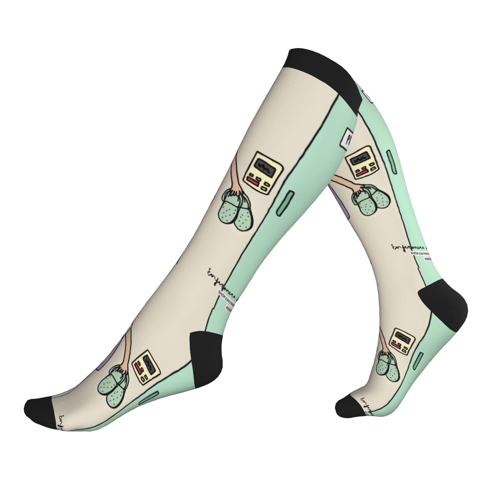 Compression Sock Medical - Enfermera En Apuros Doctor Nurse Medical