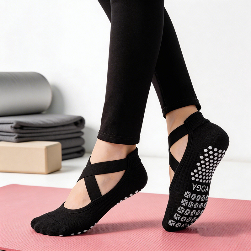 Grip Sock Yoga - Women Non-Slip Yoga Socks Silicone Indoor