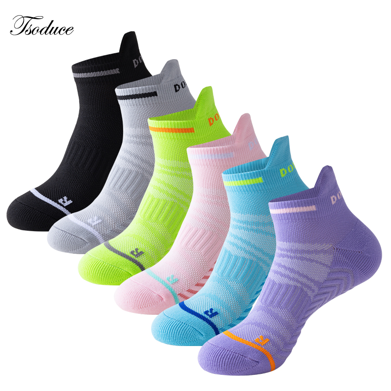 Ankle Brace Sock - Ankle Socks Athletic Cushioned Reinforced Heel