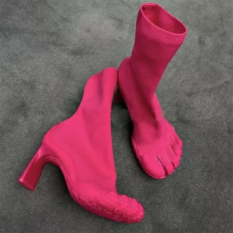 Toe Sock Split - Five Finger Toe Fashion Novel Women