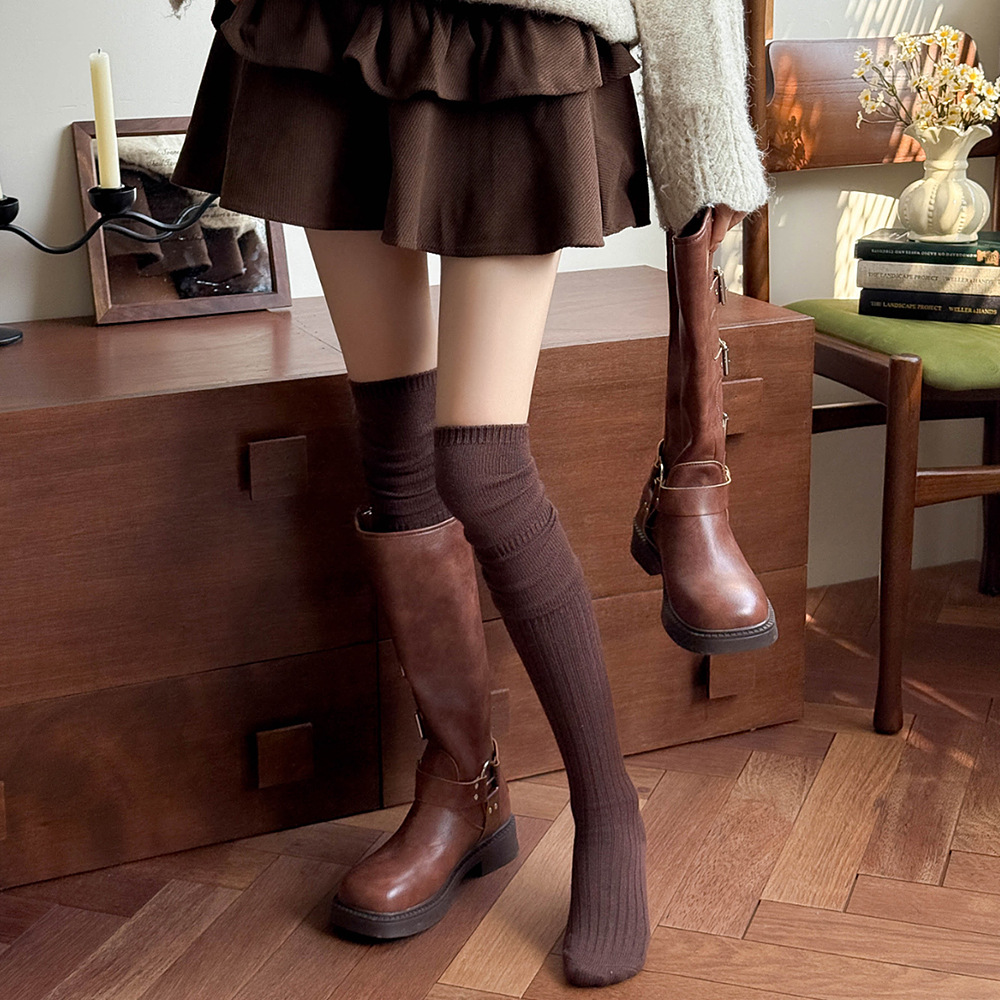 Boot Sock Slouchy - Warm Extra Long Over-the-Knee Socks for