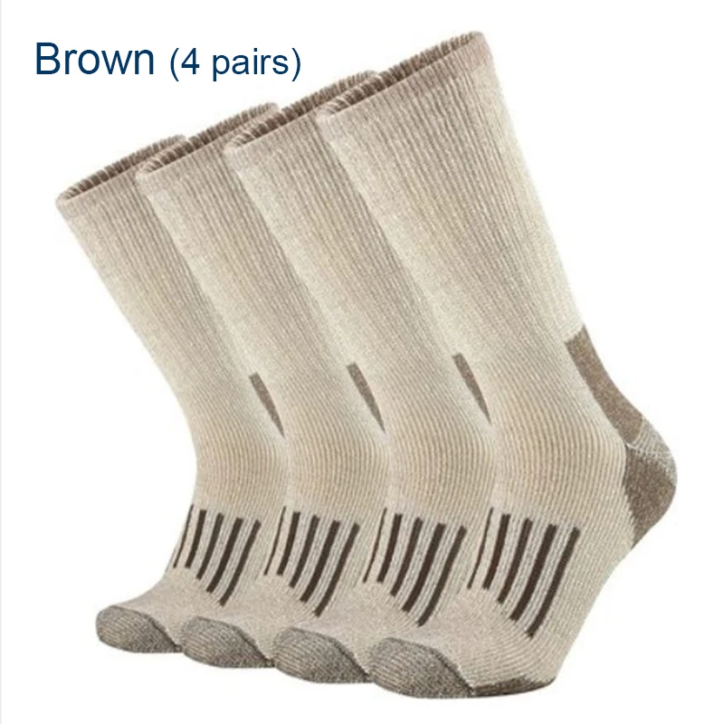 Wool Hiking Sock - 80% Wool Socks Thicken Warm Hiking