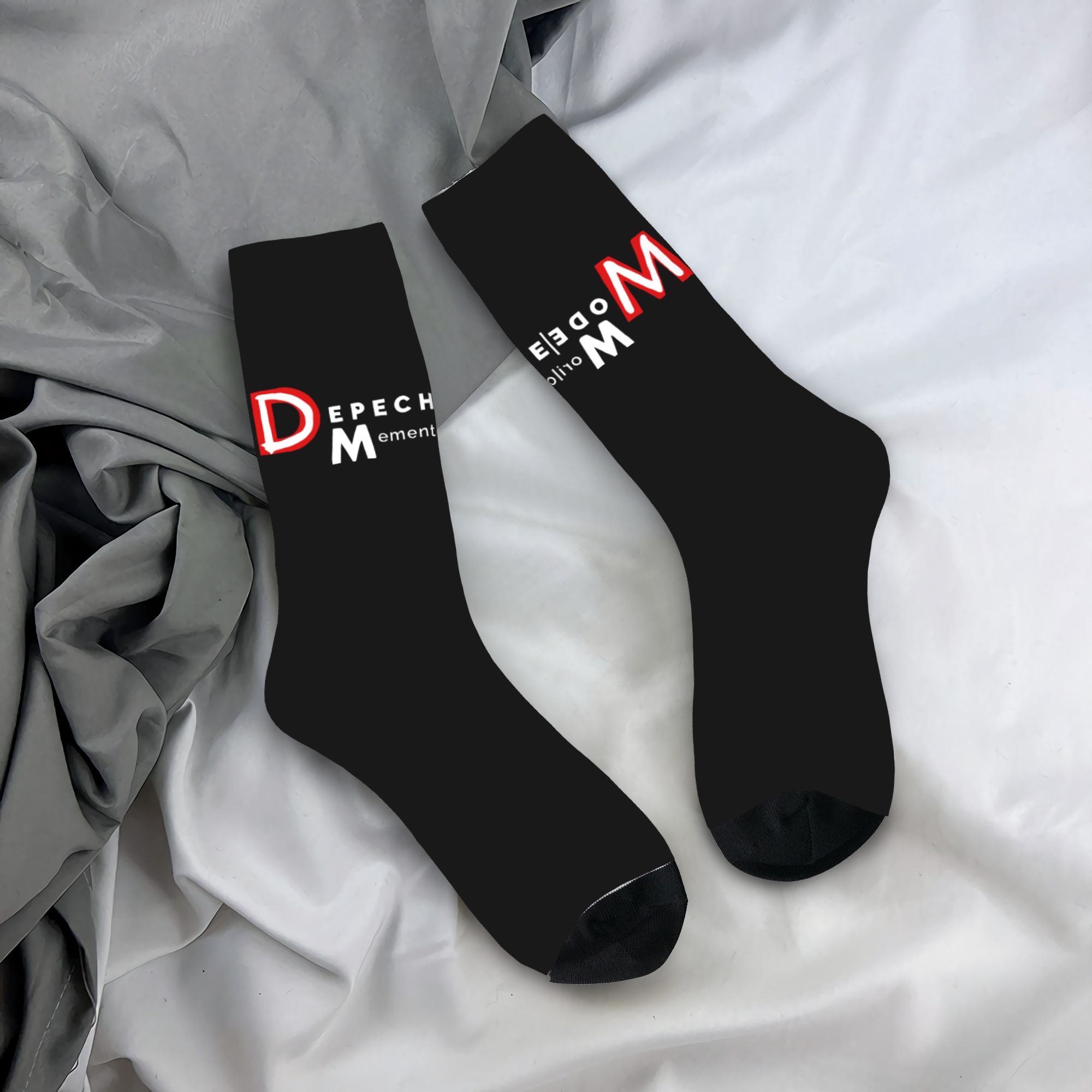 Dress Sock Men - Custom Electronic Rock Depeche Cool Mode