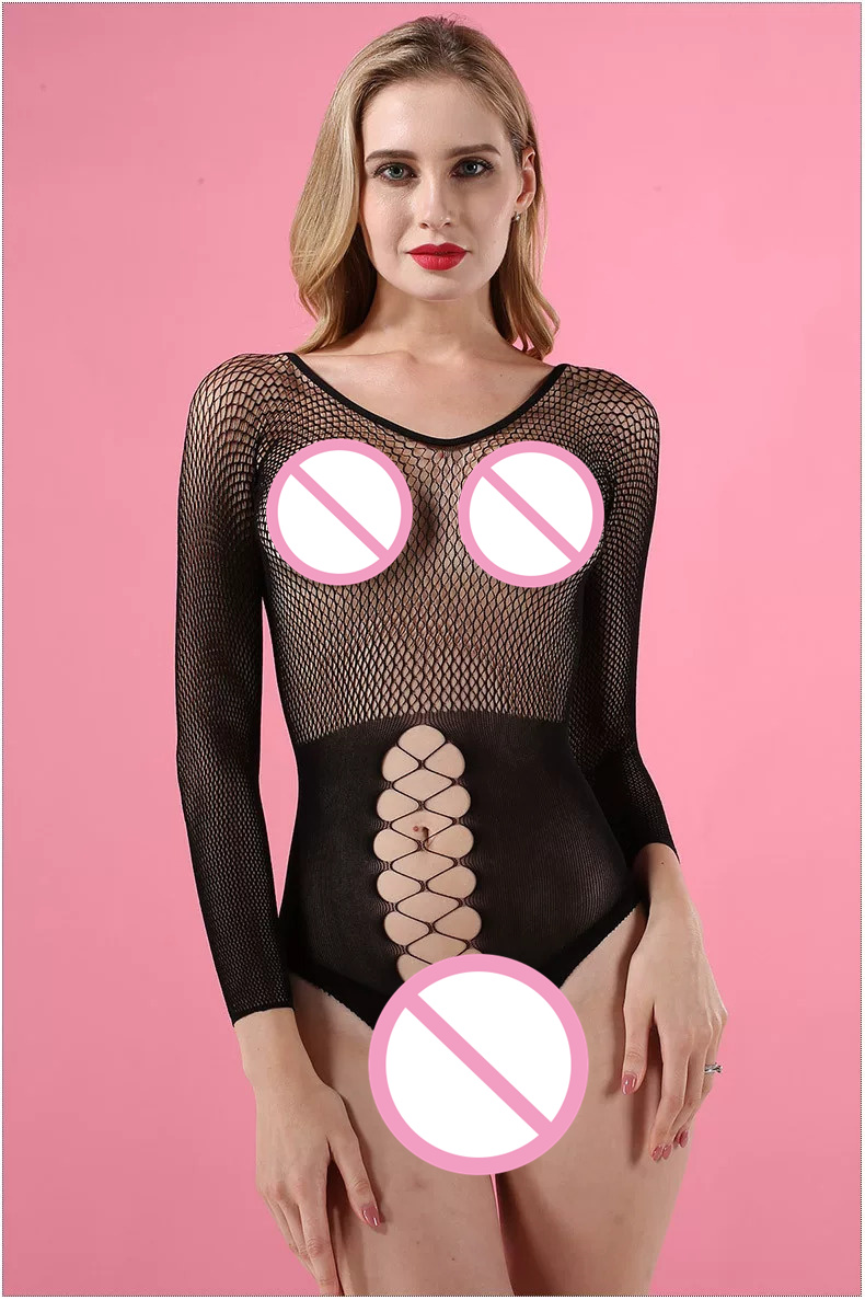 Sexy Black Fishnet Lingerie Bo - Fishnet Stocking Women review and price