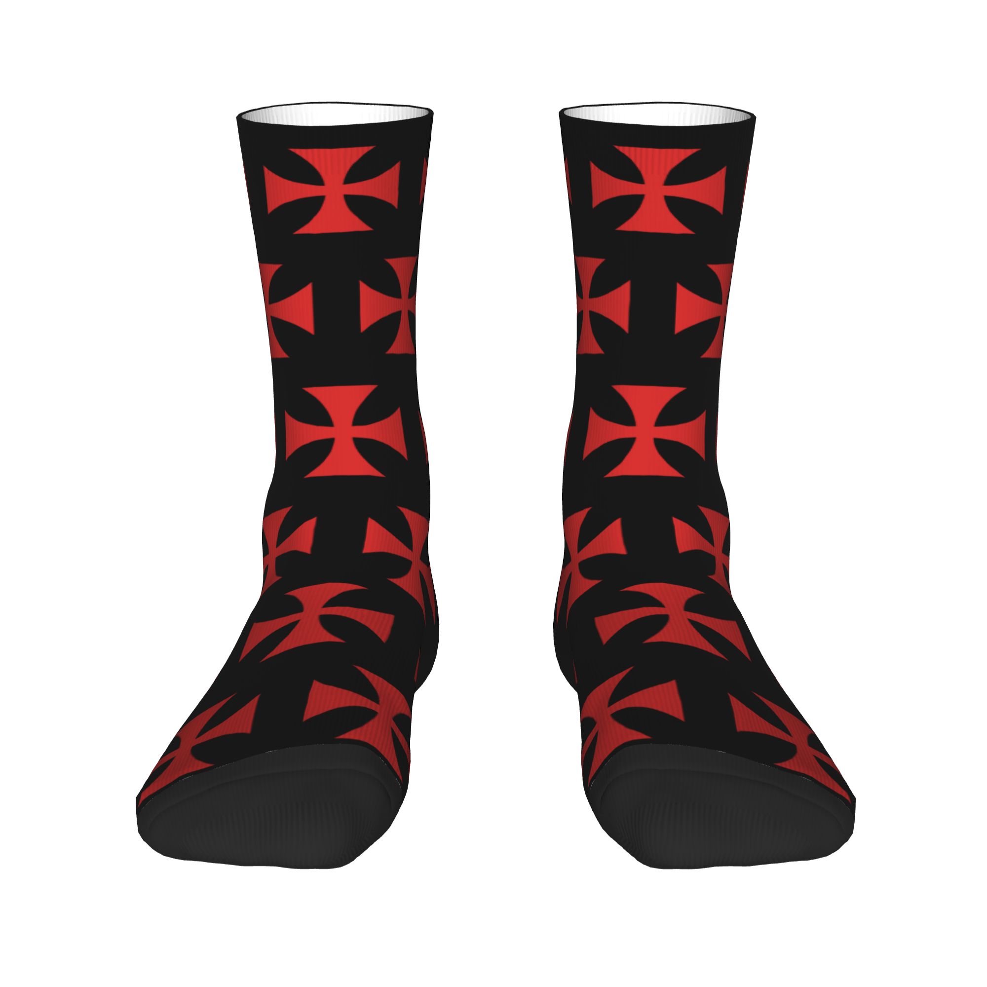 Custom Red Templar Cross Knigh - Dress Sock Men review and price