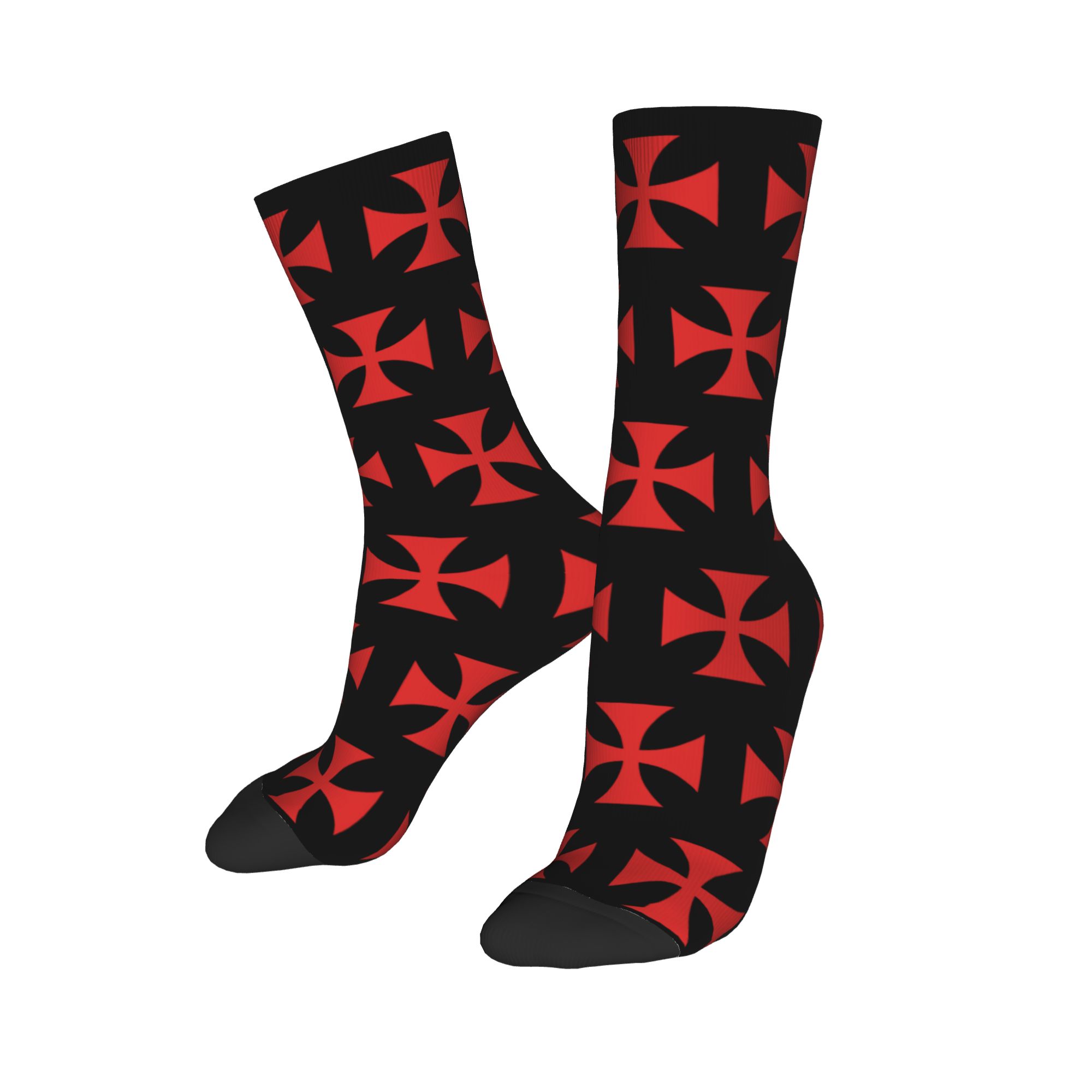 Custom Red Templar Cross Knigh - Dress Sock Men review and price