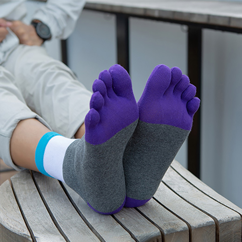 1/5 Pairs Men Five Finger Sock - Toe Sock Split review and price