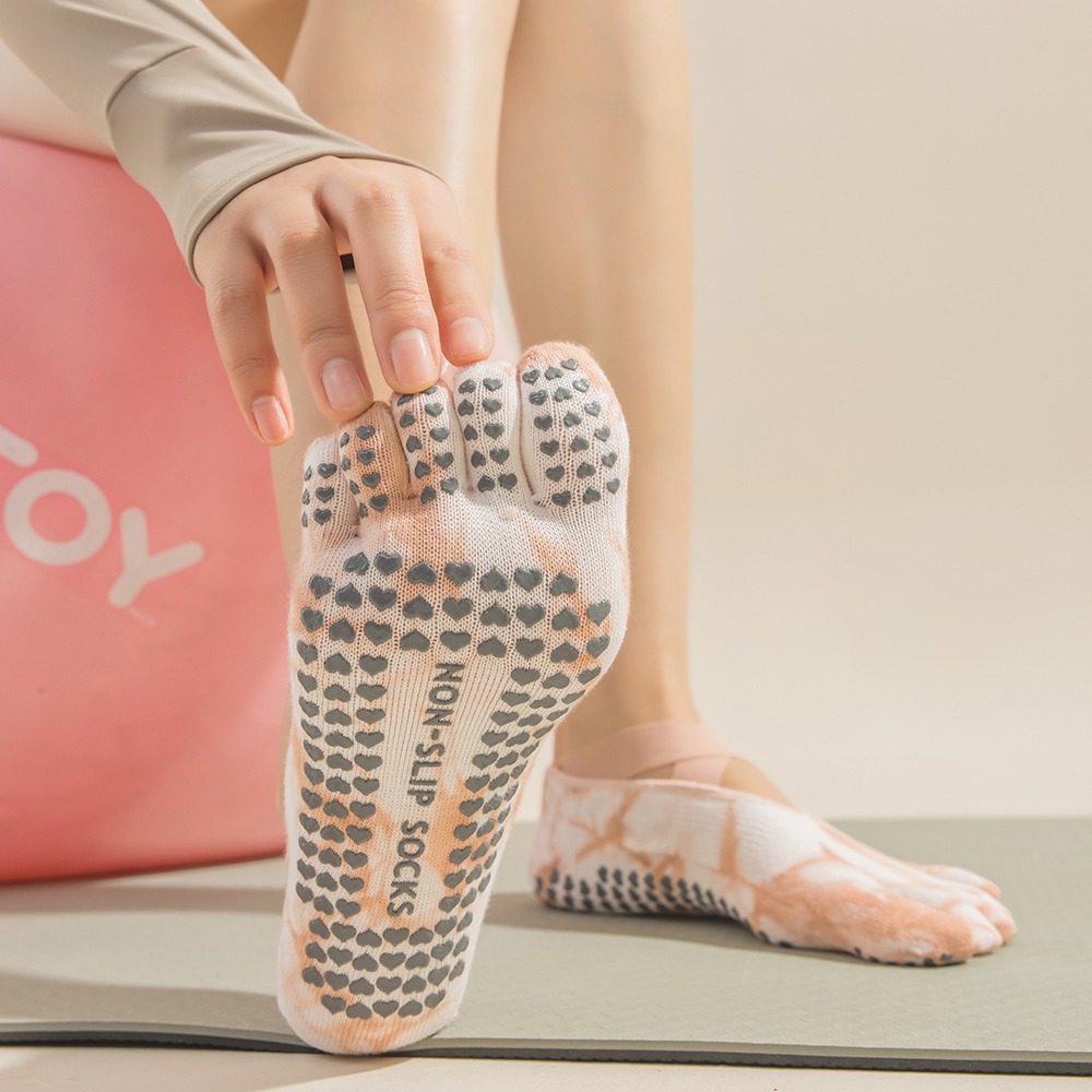 Tie-Dye Women's Five Finger Gr - Grip Sock Yoga review and price