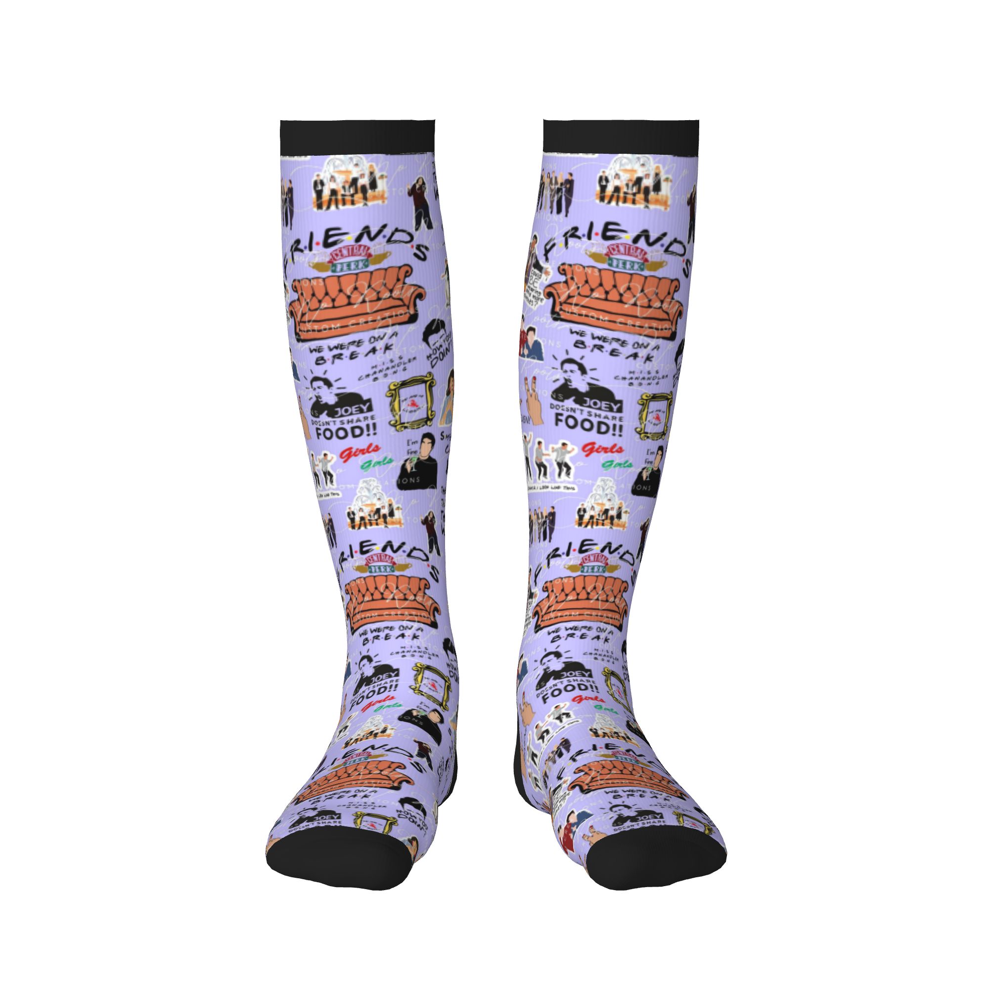 Friends Classic TV Show Men Wo - No Show Sock Women review and price