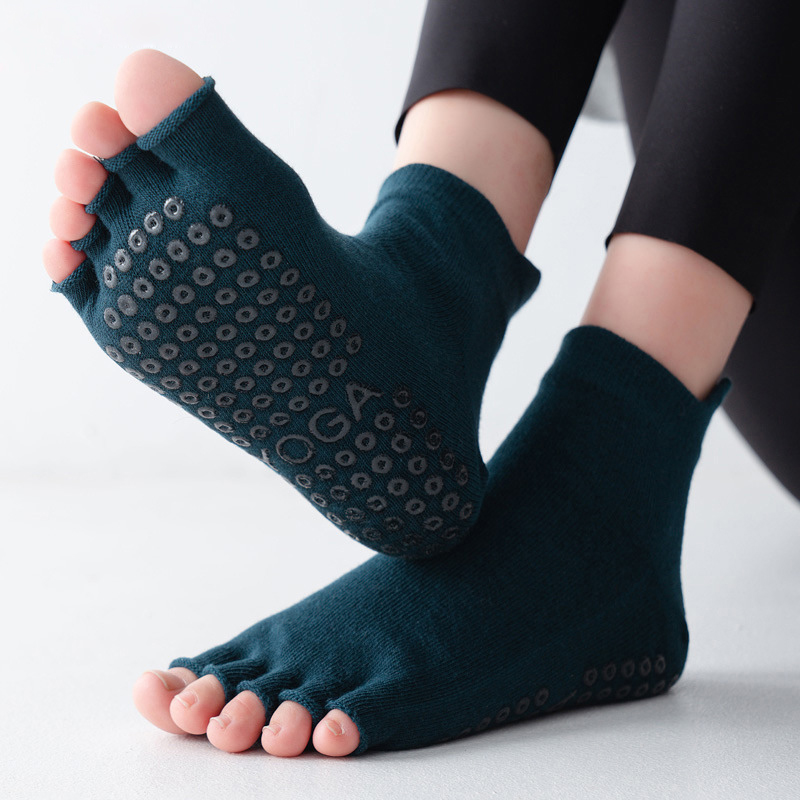 Yoga Socks Half Toe Anti-Slip  - Grip Sock Yoga review and price