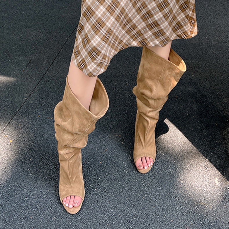 AIYKAZYSDL Strange Wedge Heel  - Boot Sock Slouchy review and price