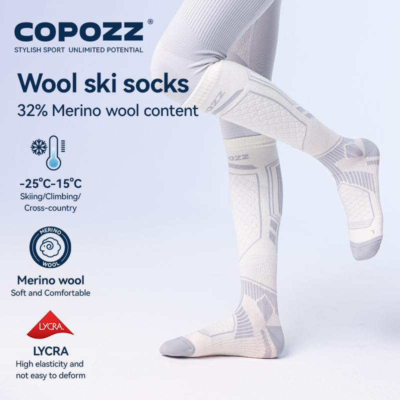 COPOZZ Merino Wool Winter Ski  - Thermal Sock Winter review and price