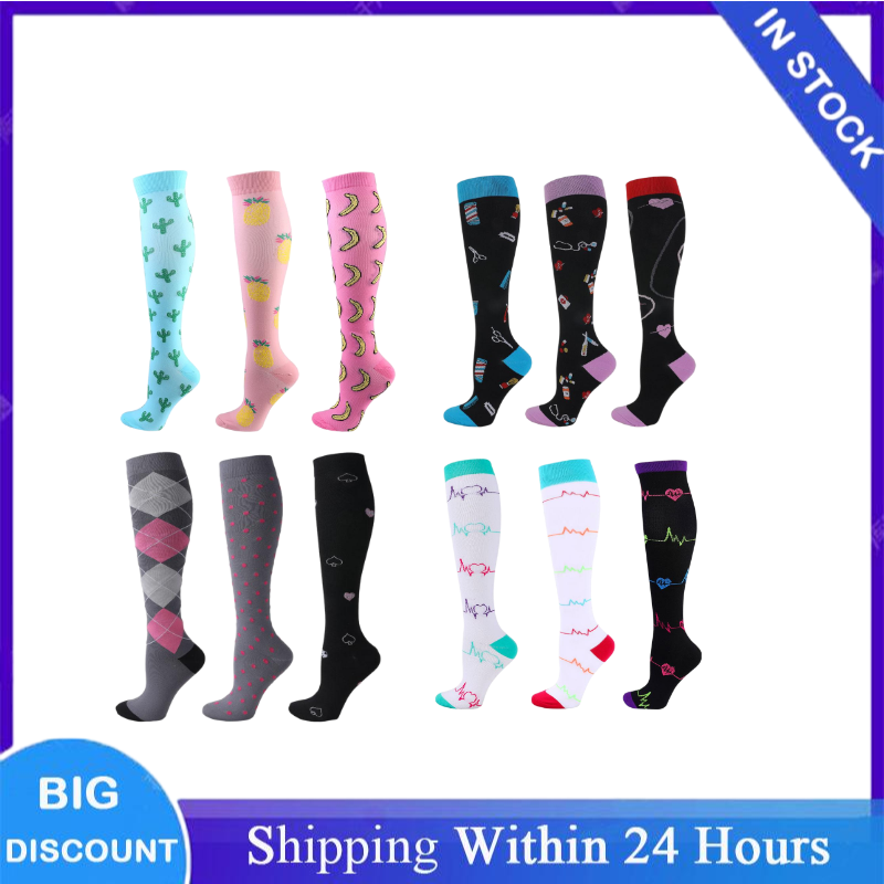 3 Pairs/Packs Multiple Styles  - Cotton Crew Sock Pack review and price