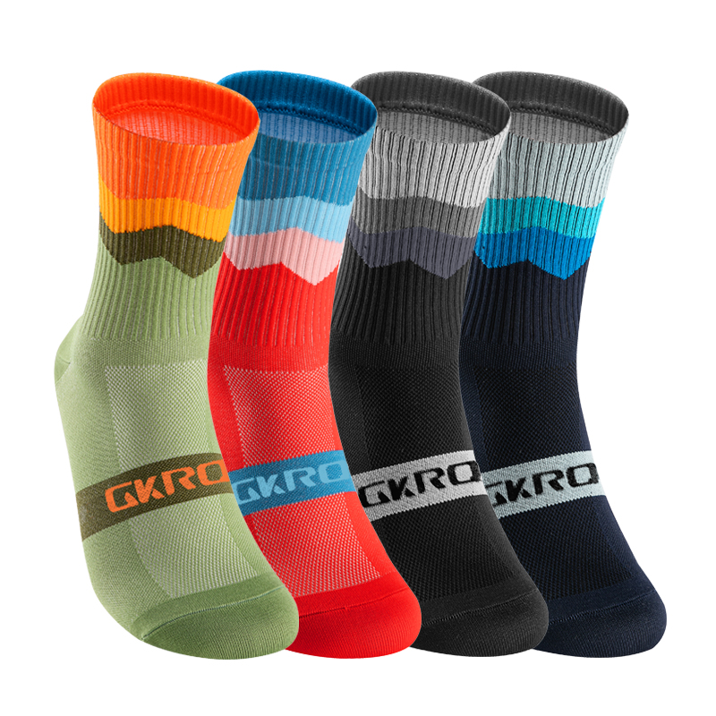 GKRQ 4 Pairs Bike Socks Men Nu - Compression Sock Medical review and price