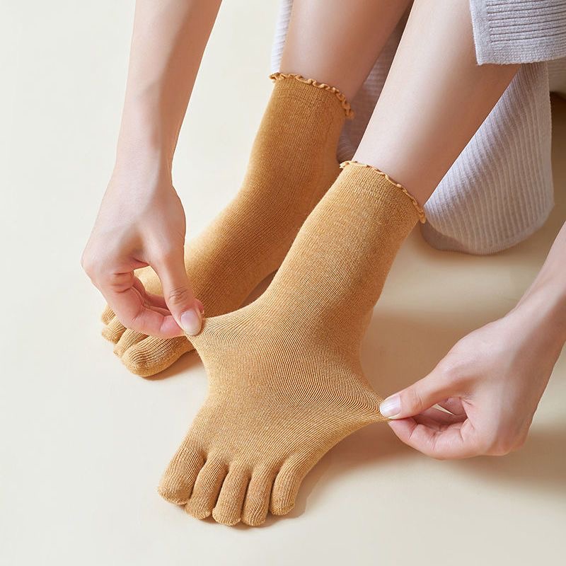 1/5 Pairs Cotton Women Five Fi - Toe Sock Split review and price