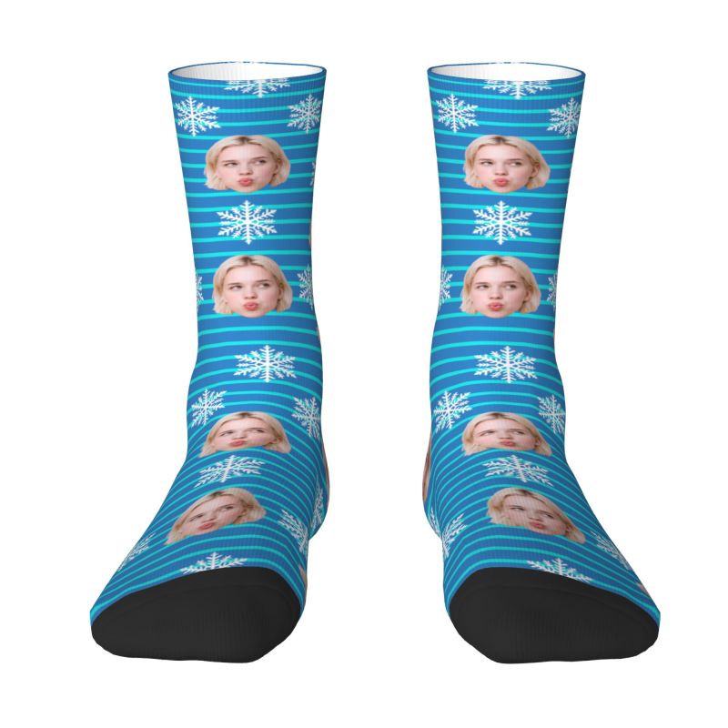 Christmas Face Photo Personali - Dress Sock Men review and price