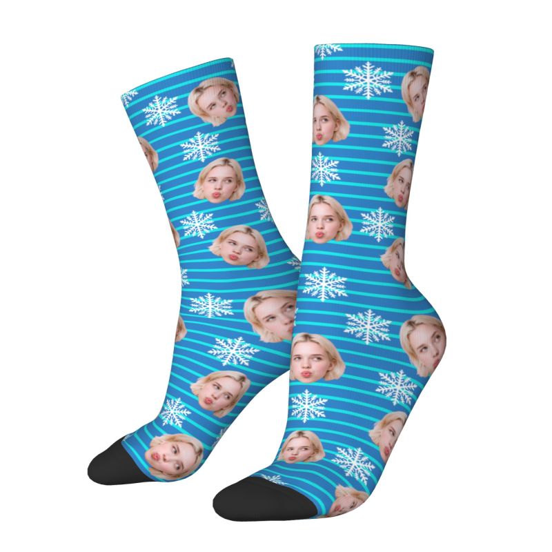 Christmas Face Photo Personali - Dress Sock Men review and price