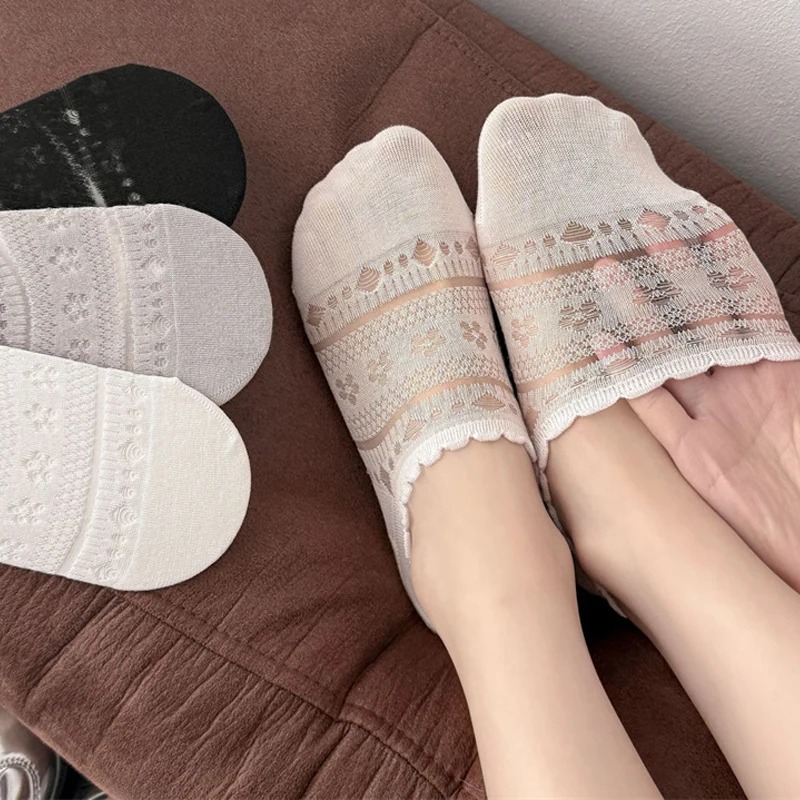Lace Openwork Ballet Socks for - Invisibility Sock Loafer review and price