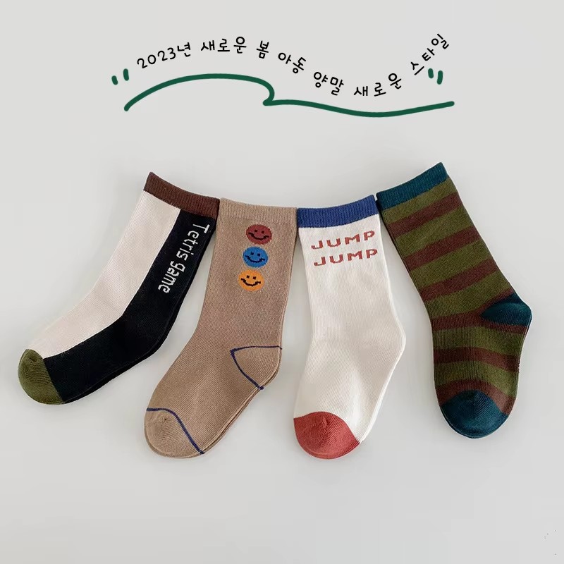 3-12T  Boys Socks Spring Fashi - Cotton Crew Sock Pack review and price
