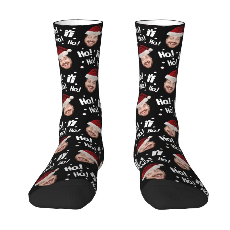 Christmas Face Photo Personali - Dress Sock Men review and price