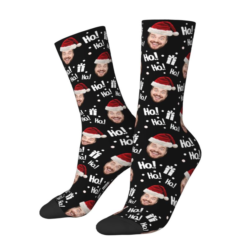 Christmas Face Photo Personali - Dress Sock Men review and price