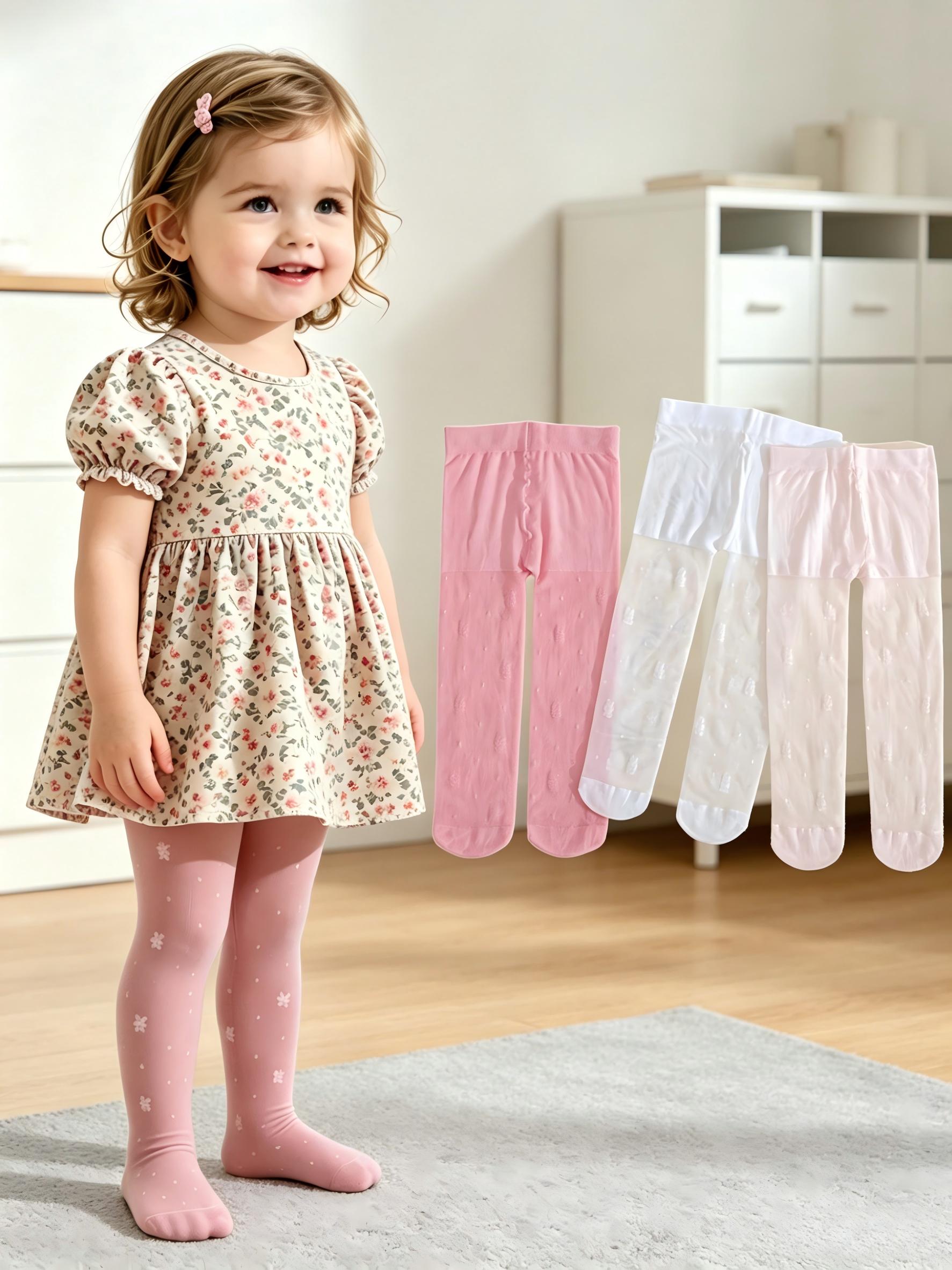 3Pack Toddler Girls Floral Pri - Tights Pantyhose Sheer review and price