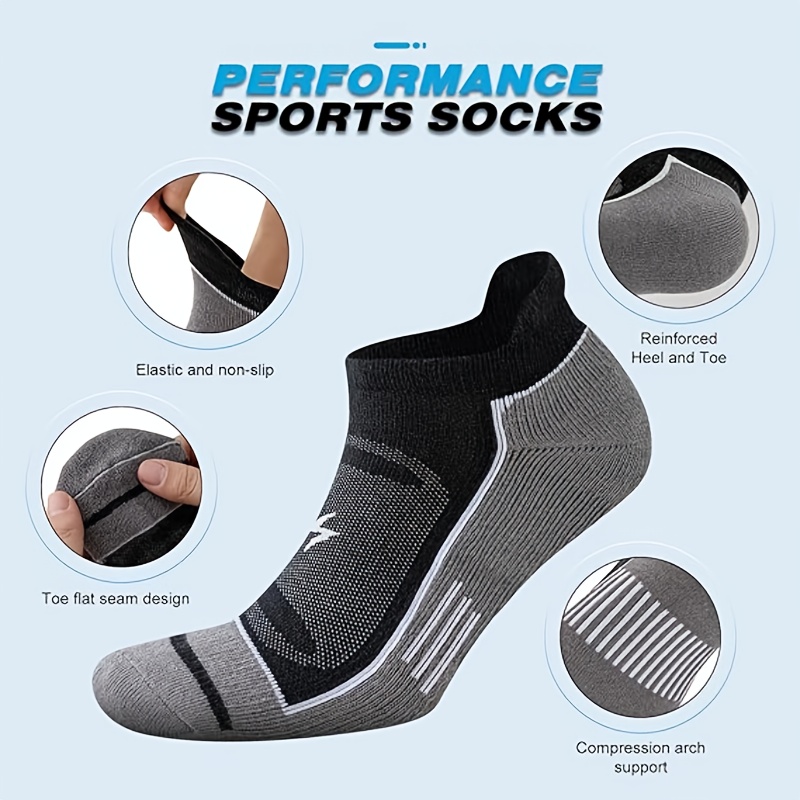 6 Pack Men's Athletic Socks Th - Athletic Sock Cushion review and price