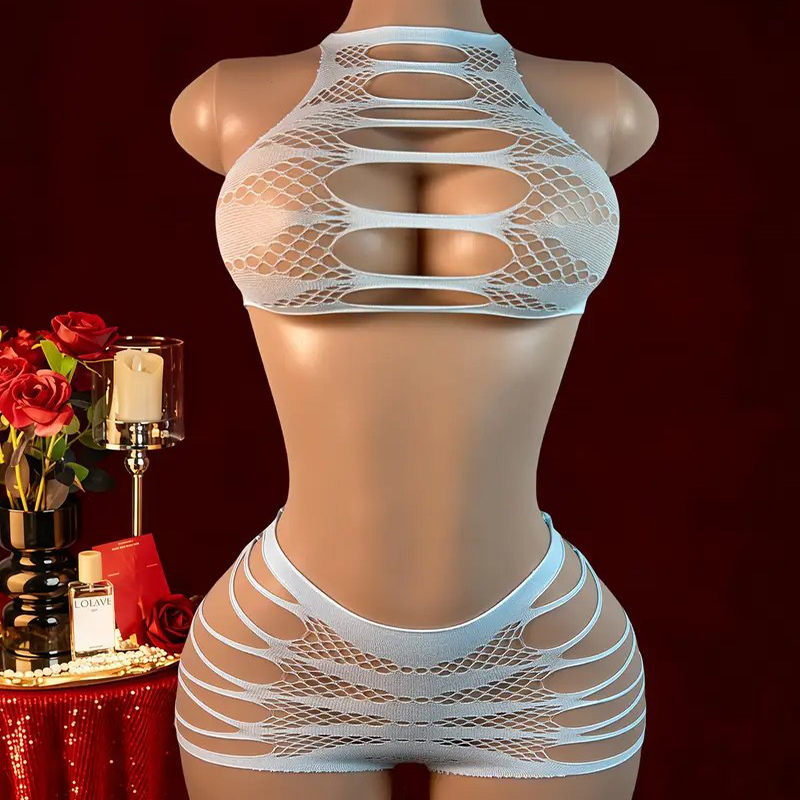 Sexy Lingerie +Panties Hollow  - Fishnet Stocking Women review and price