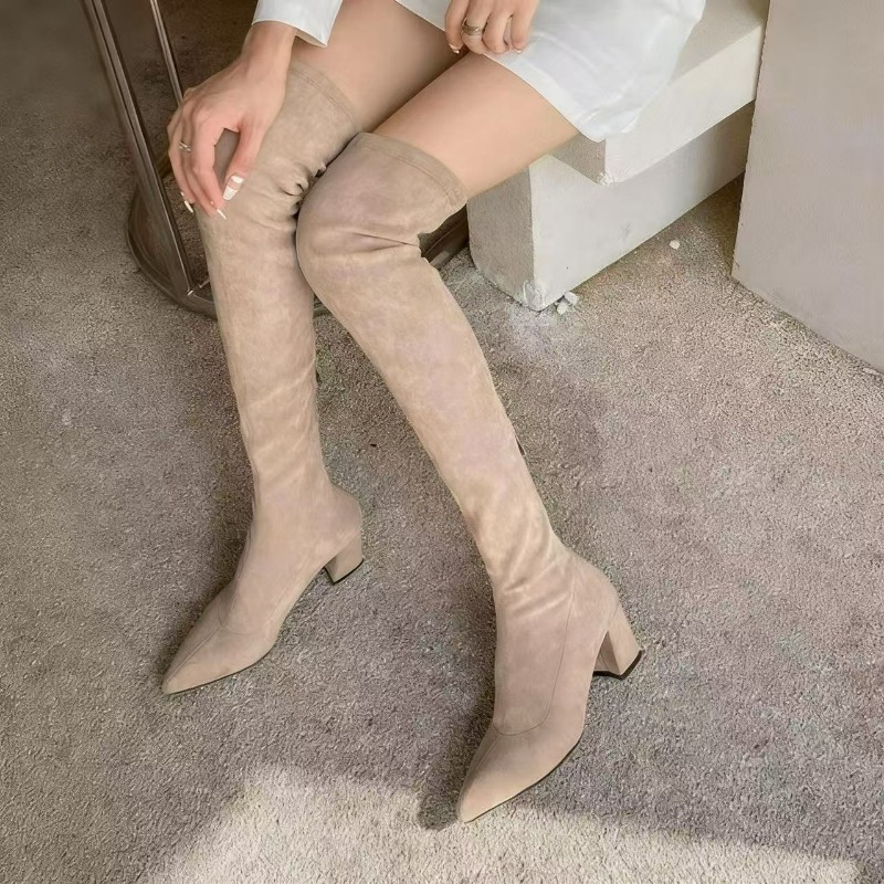Sexy Women's Boots Pointed Toe - Knee High Sock Women review and price