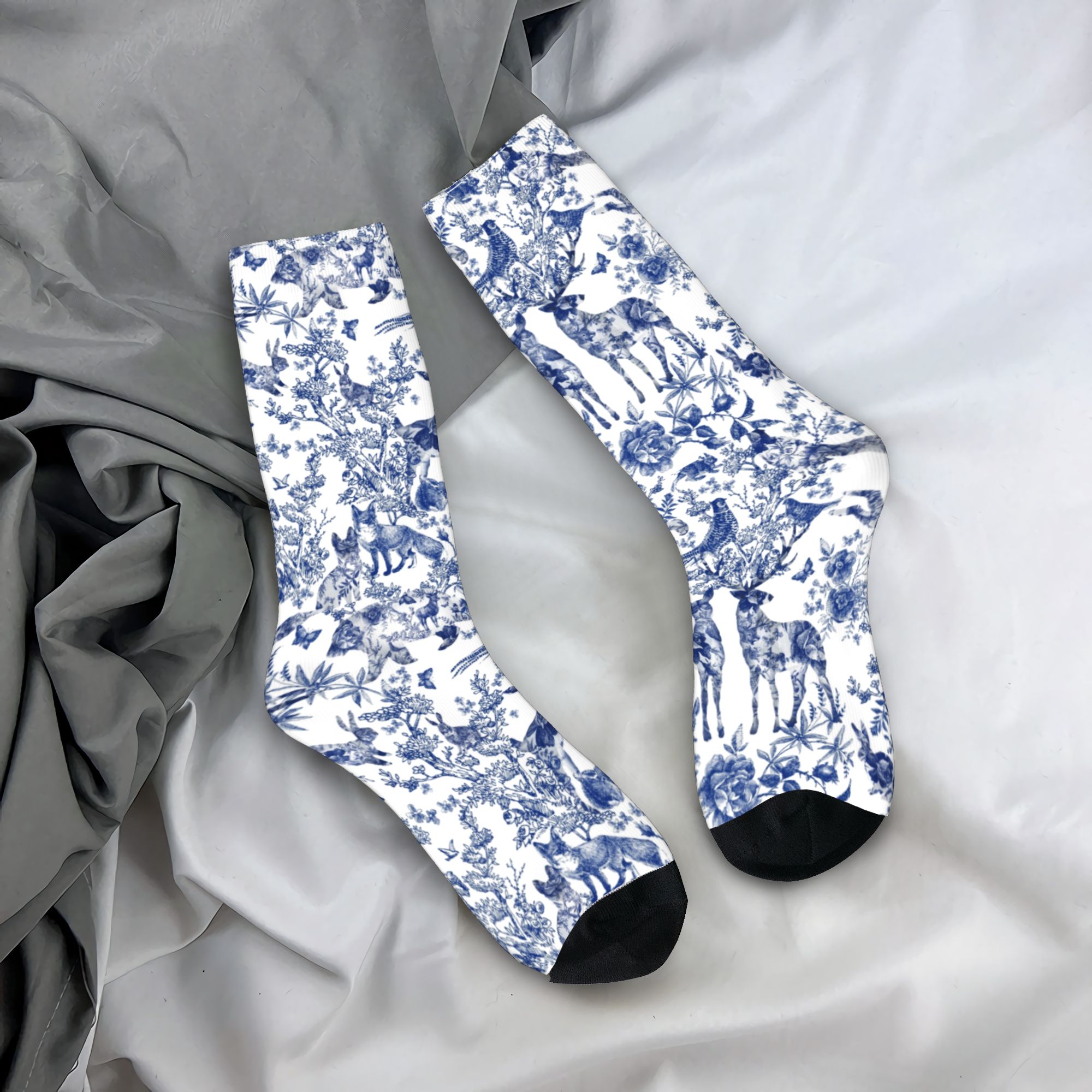Custom Vintage French Toile De - Dress Sock Men review and price