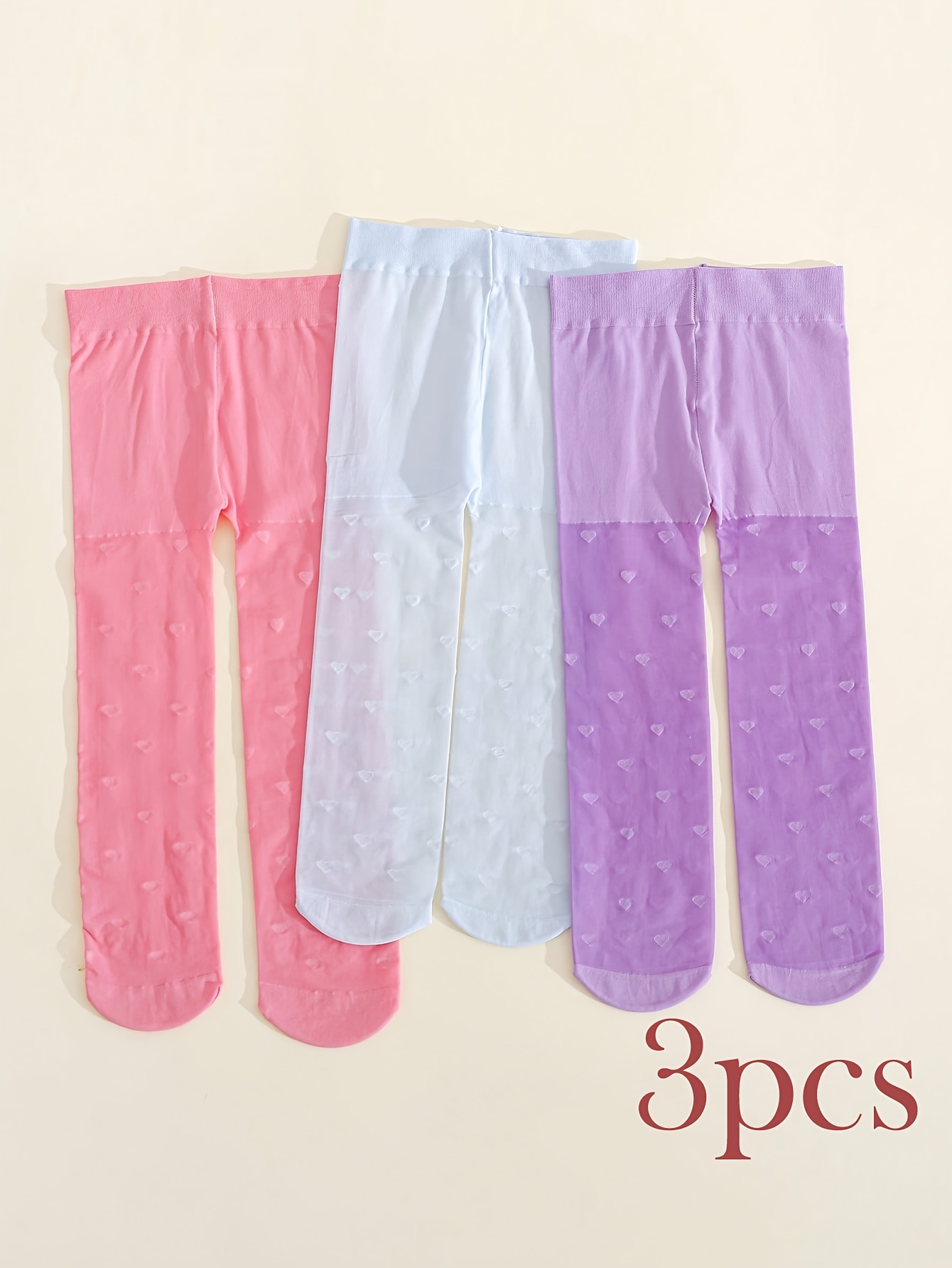 3 Pairs Toddler Girls Thin She - Tights Pantyhose Sheer review and price