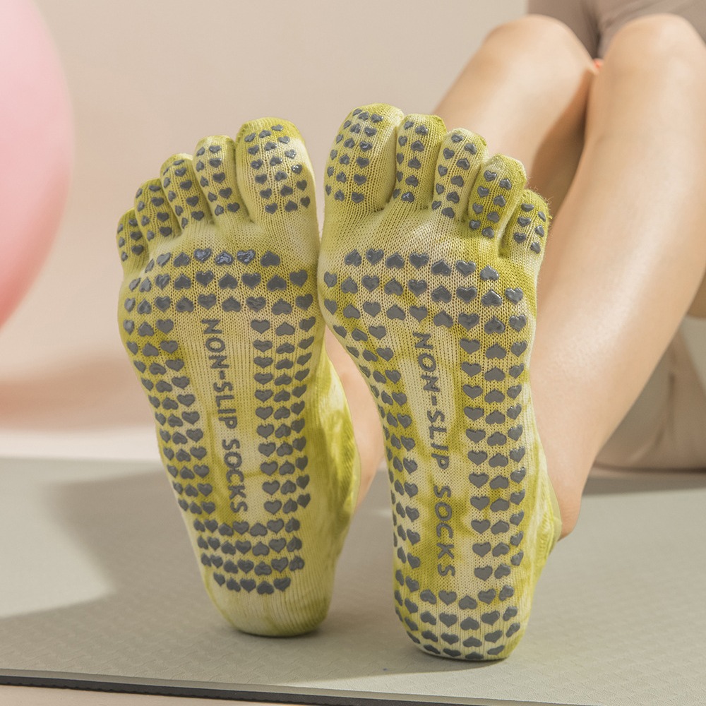Women's Tie-Dye Five-Finger Gr - Grip Sock Yoga review and price
