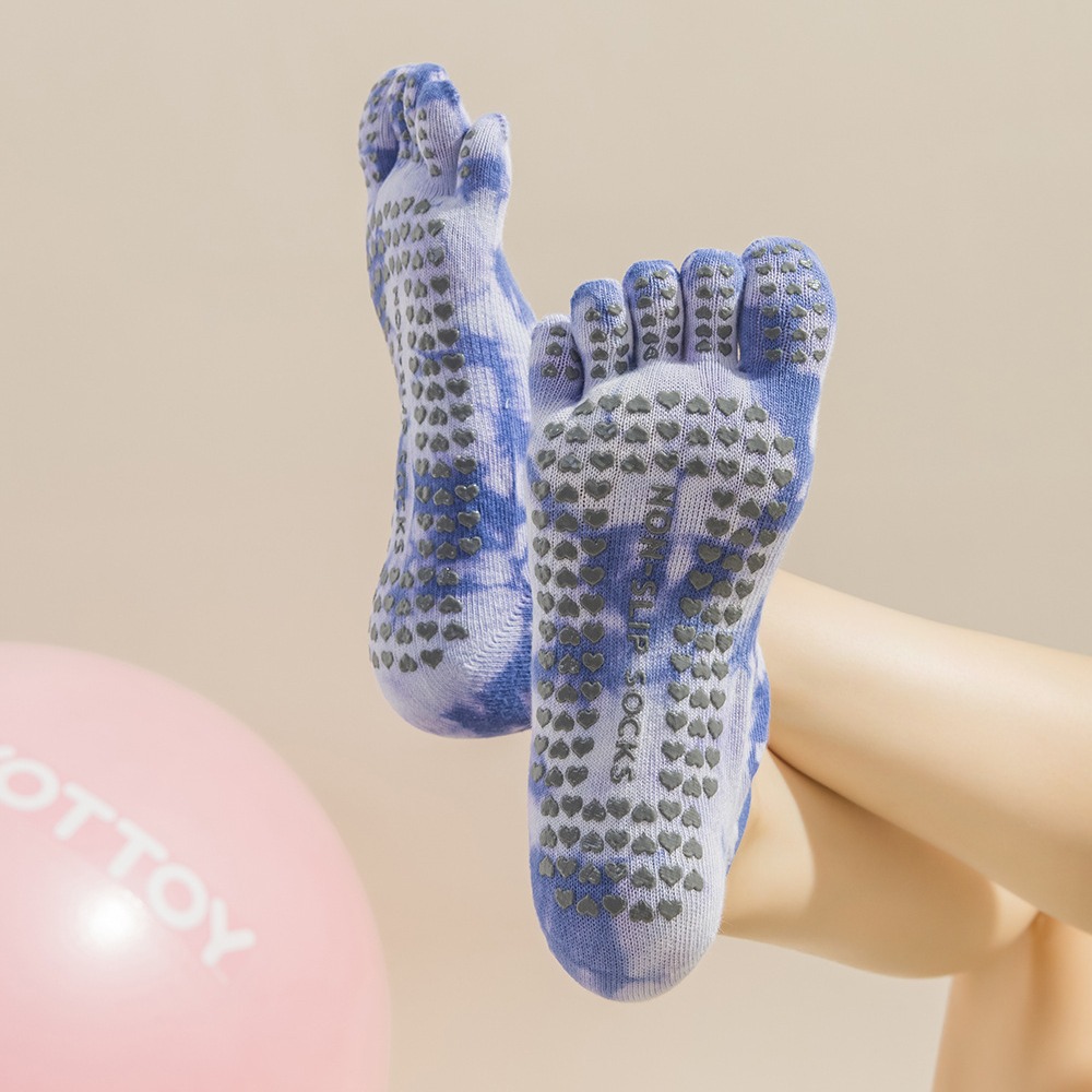 Women's Tie-Dye Five-Finger Gr - Grip Sock Yoga review and price