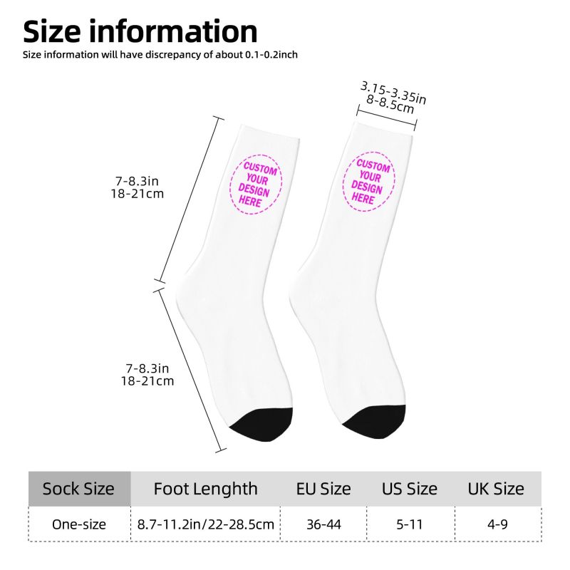 Personalize Custom Photo Logo  - Dress Sock Men review and price