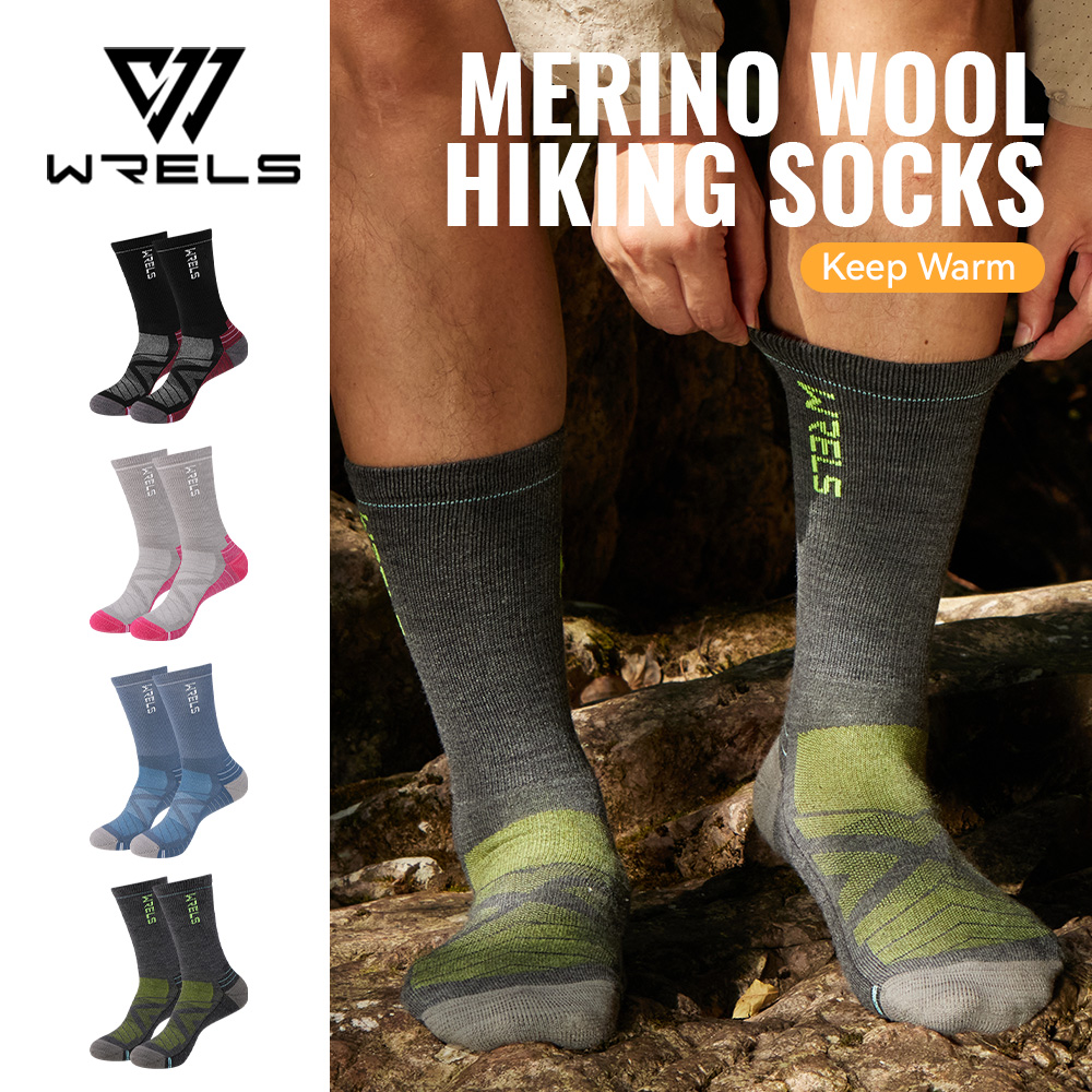 WRELS 1/2/3 Merino Wool Socks  - Wool Hiking Sock review and price