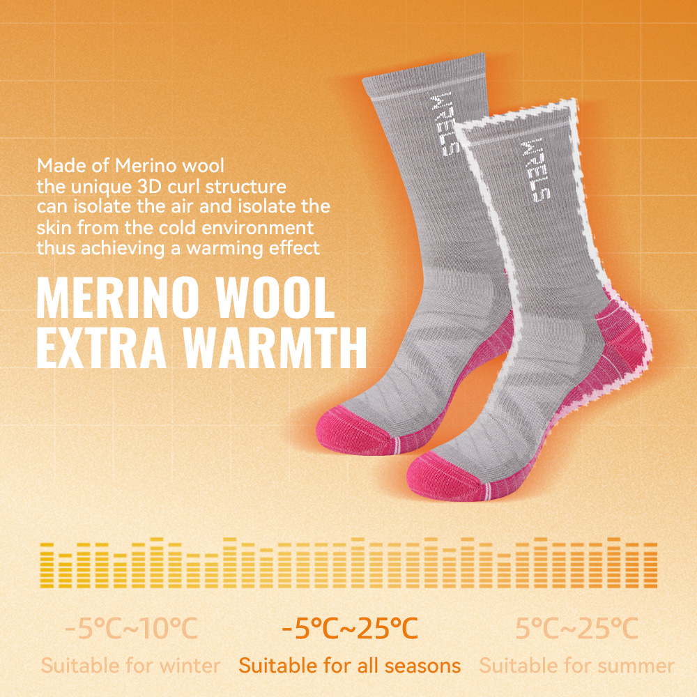 WRELS 1/2/3 Merino Wool Socks  - Wool Hiking Sock review and price