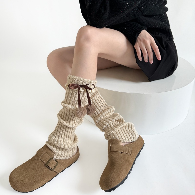 Camel Knit Leg Warmers with Fu - Boot Sock Slouchy review and price