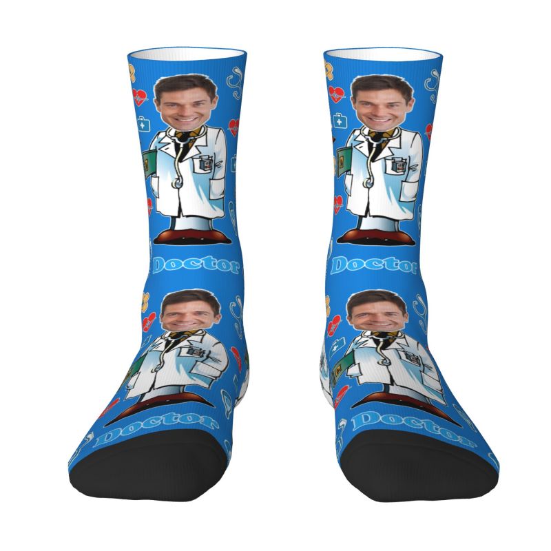 Doctor Custom Men Women Crew S - Dress Sock Men review and price
