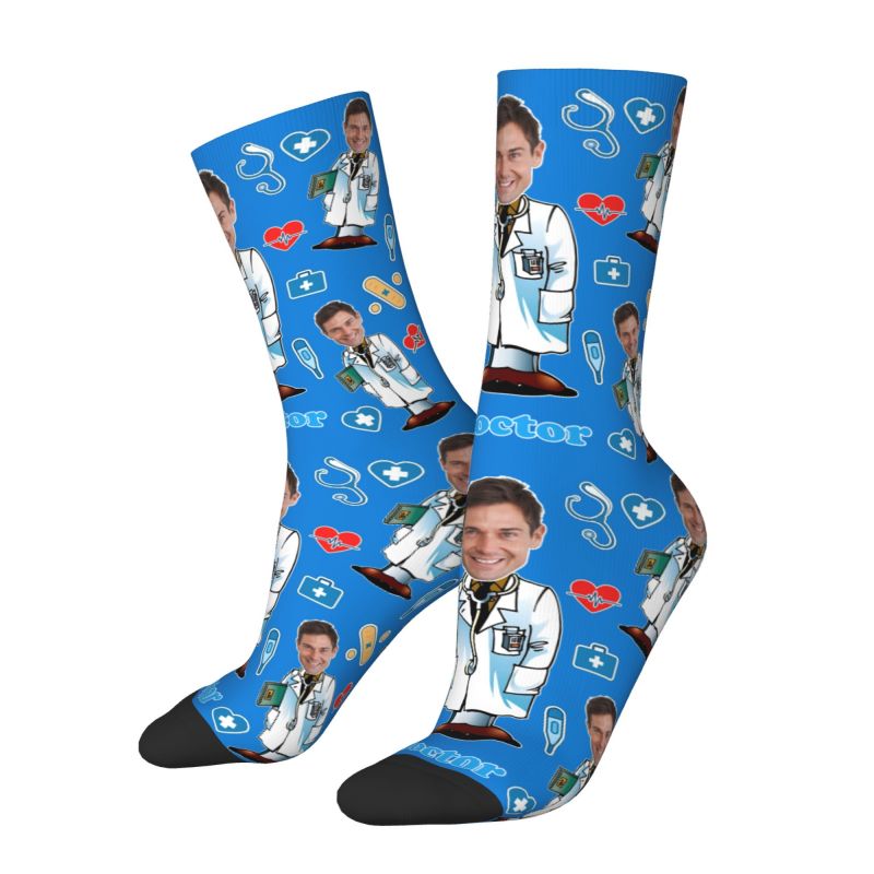 Doctor Custom Men Women Crew S - Dress Sock Men review and price